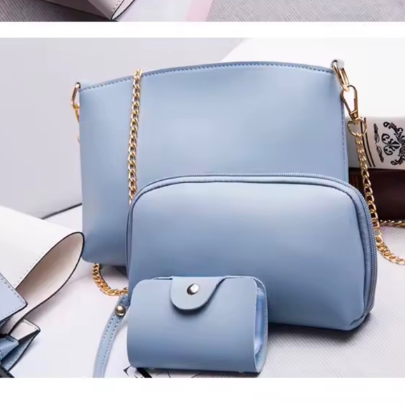 #008 (BLACK) Crossbody & Pouch Bag ONLY - Picture 6 of 7